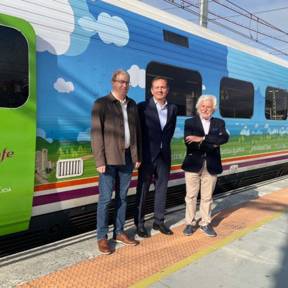 Los Trenes Turísticos de Galicia retoman los recorridos por la Ribeira Sacra