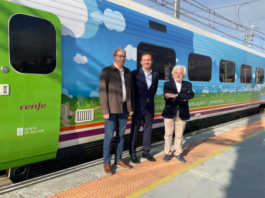 Los Trenes Turísticos de Galicia retoman los recorridos por la Ribeira Sacra