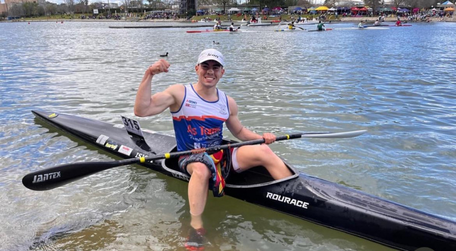 Izan Aliaga consigue la medalla de bronce en el K1 Sub 23 masculino