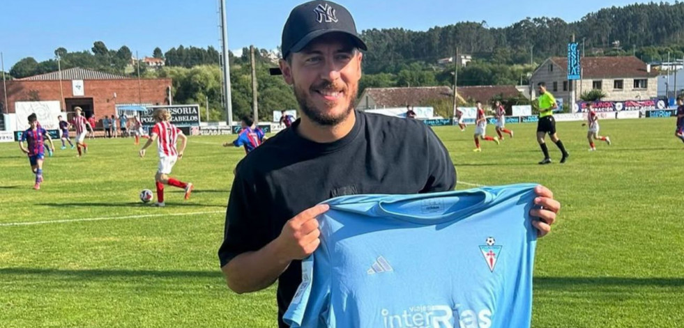 Eden Hazard, ex futbolista del Real Madrid, un aficionado más en la Celeste Cup