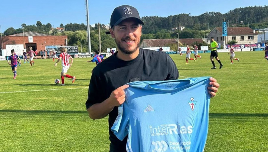Eden Hazard, ex futbolista del Real Madrid, un aficionado más en la Celeste Cup