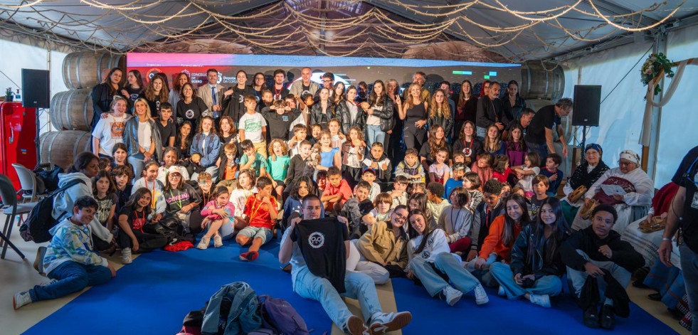 Boiro se convirtió en la capital del audiovisual escolar con la celebración de la gala del Festival Olloboi