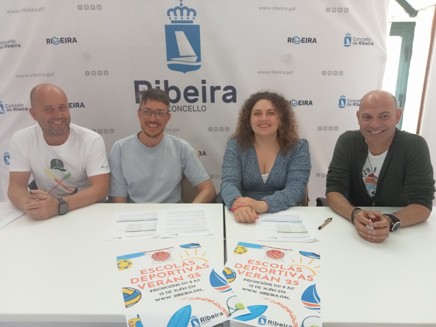 Ribeira abrirá mañana el plazo para inscripción en las escuelas deportivas de verano y actividades náuticas