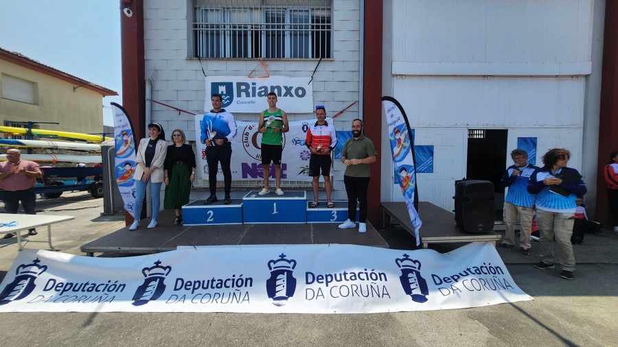 El Rianxo logra el tercer puesto en la primera regata del Circuito Deputación