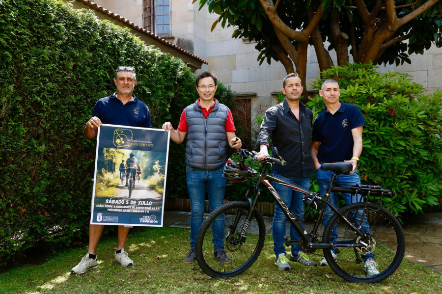 Cambados conjugará ciclismo y enoturismo con una ruta no competitiva en bicicleta entre viñedos