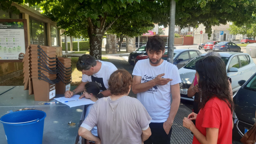 Trabanca Badiña estrena su nueva isla de compostaje,  que cuenta ya con 38 inscritos