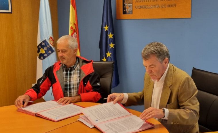 Portos cede a Culturmar los espacios de tierra y agua y edificaciones en Ribeira para celebrar el XVII Encontro de Emarcacións Tradicionais