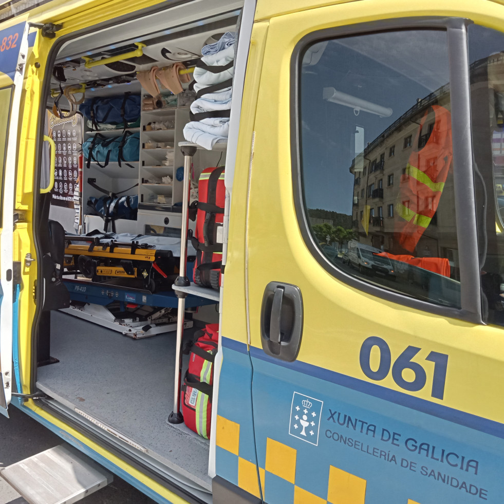 Herida una persona en un accidente de tráfico en la Autovía do Barbanza, a medio kilómetro del enlace de Vilariño