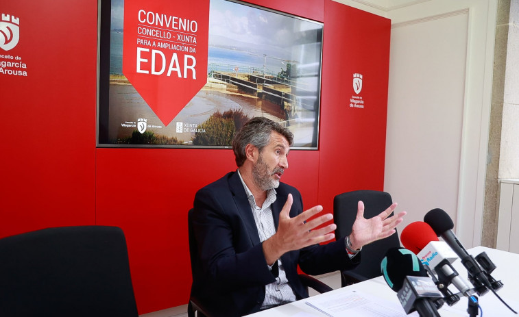 Vilagarcía abonará los seis millones de la obra de la EDAR en diez anualidades