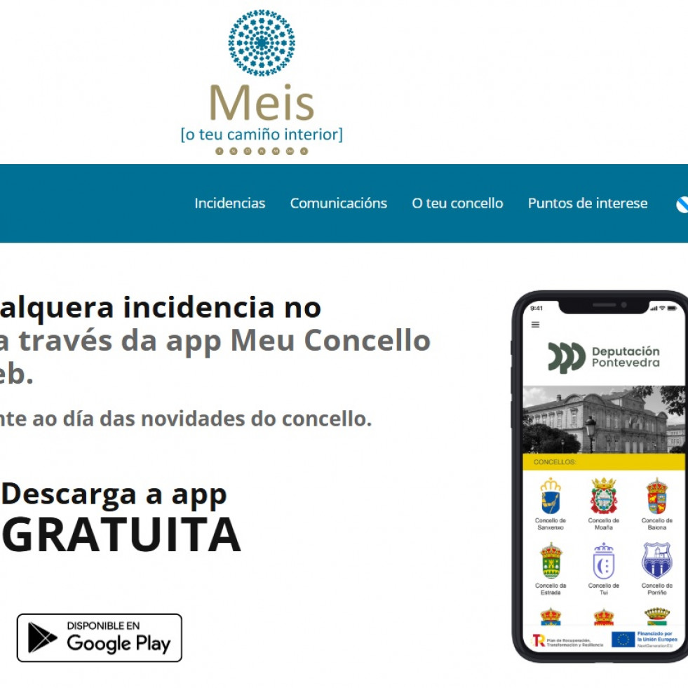Meis lanza un servicio para comunicar incidencias a través de una app