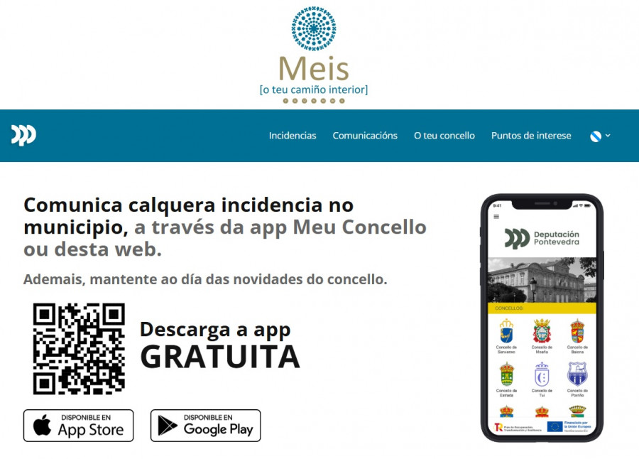 Meis lanza un servicio para comunicar incidencias a través de una app