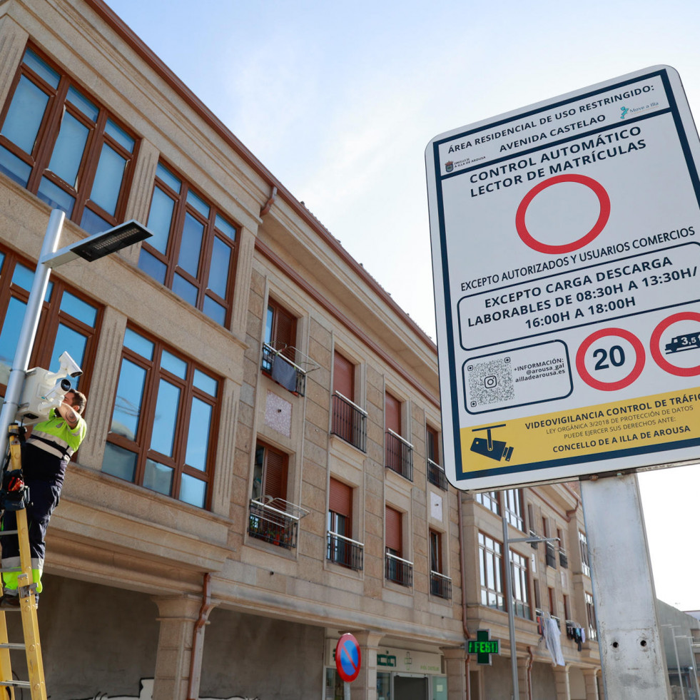 A Illa comenzará hoy a multar a los conductores que se salten la zona residencial