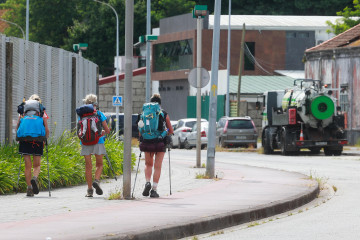 Peregrinos por vilagarcía