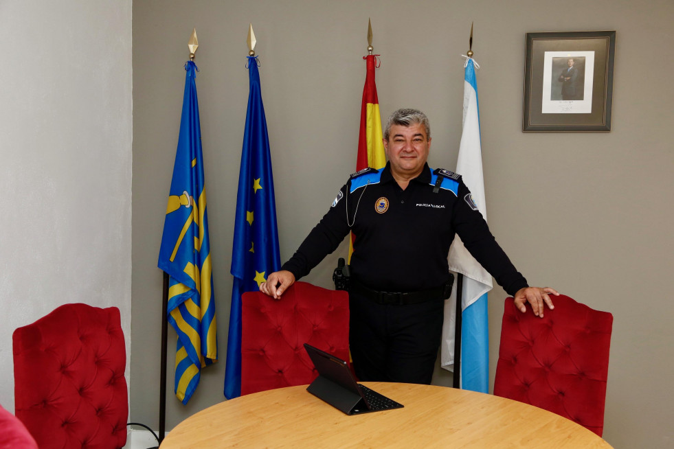 O inspector xefe no seu novo despacho  mónica ferreirós