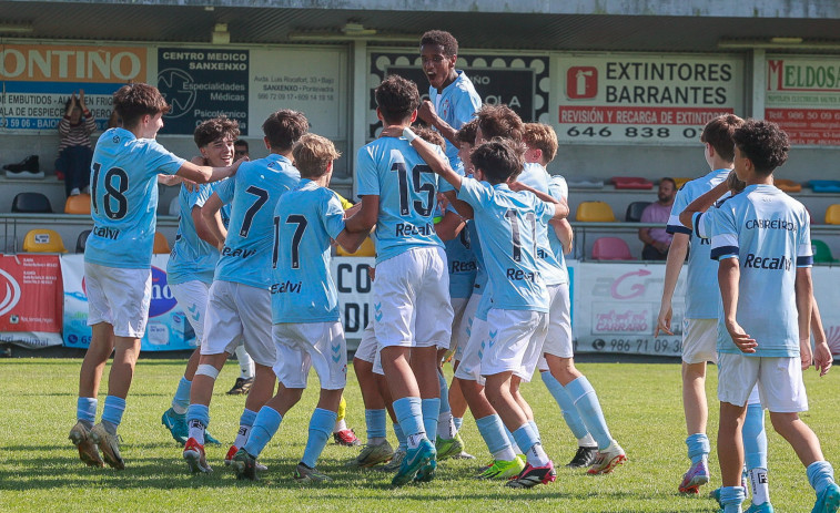 El Celta exhibe el talento de su cantera y gana en Ribadumia
