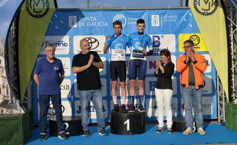 El vilagarciano Martín Rey se proclama campeón gallego de ruta en Porriño