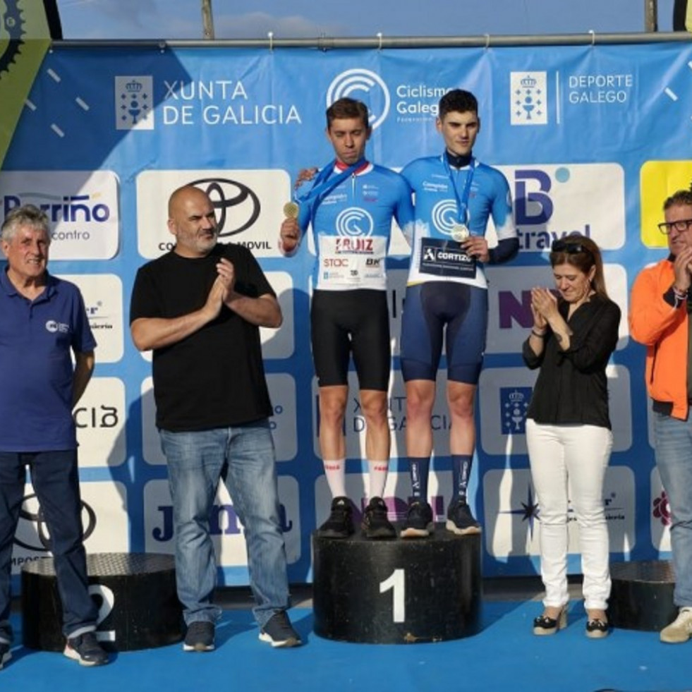 El vilagarciano Martín Rey se proclama campeón gallego de ruta en Porriño