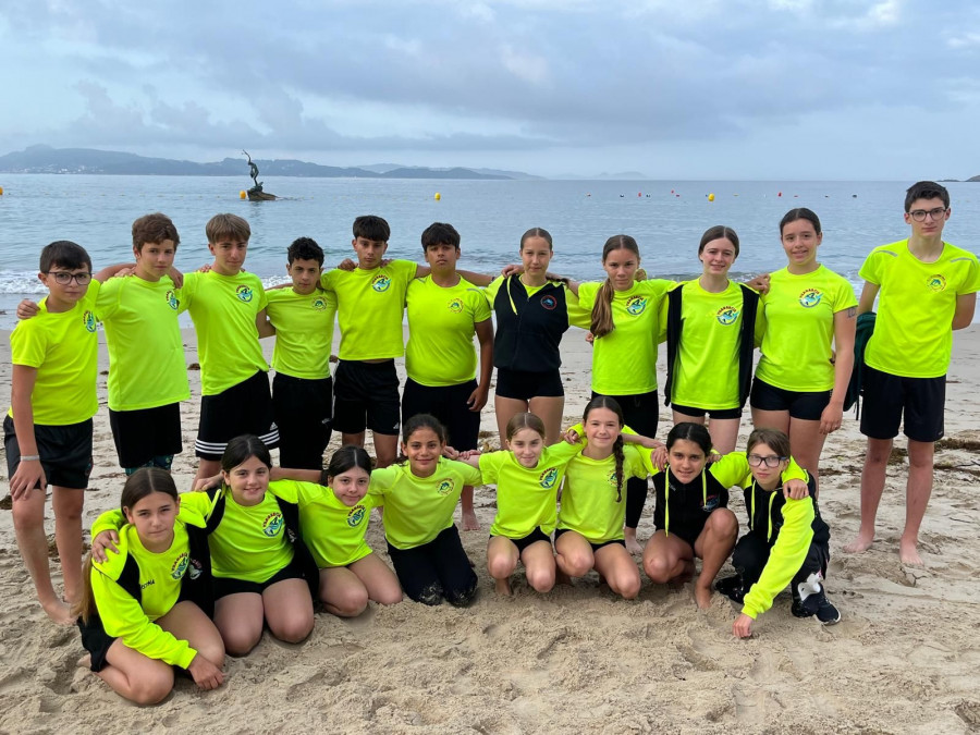 El CNS Vilagarcía se proclama subcampeón cadete gallego en Sanxenxo