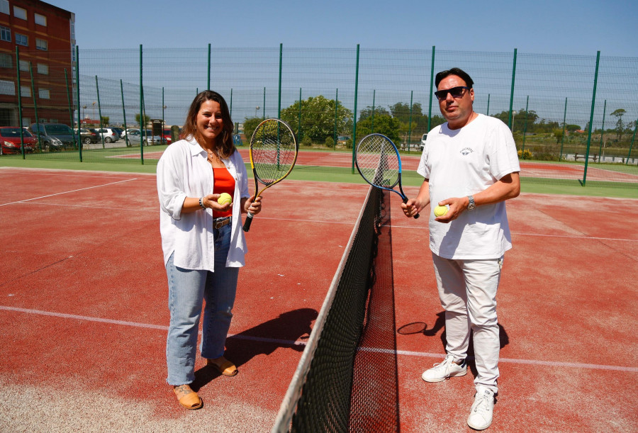 Cambados lanza una nueva web para reservar las pistas de tenis y prevé ampliarlo a más instalaciones deportivas