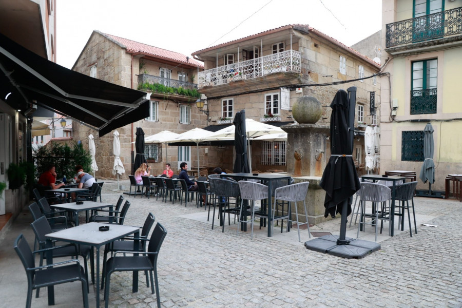 Cambados iniciará la próxima semana las inspecciones a las terrazas para dar cumplimiento a la normativa