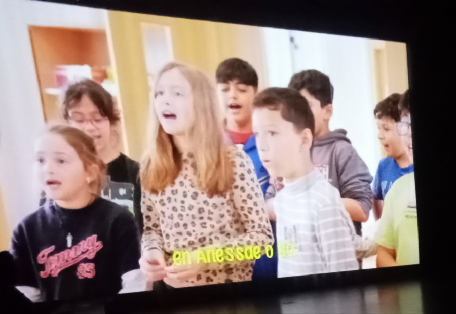 Unos 250 alumnos de diez colegios de Ribeira participan en la acción “Di-versos”
