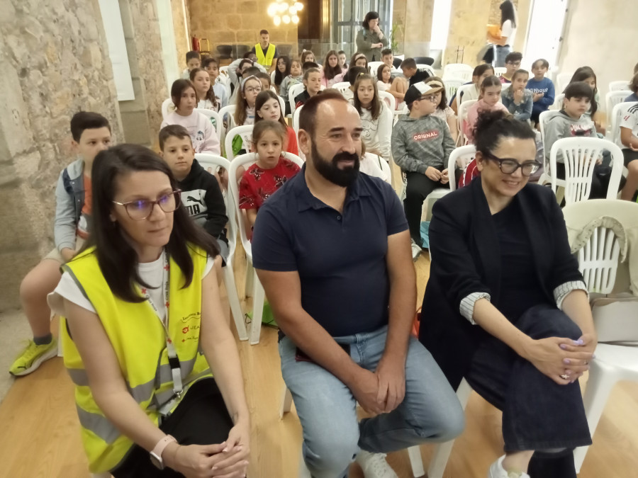 Unos 200 escolares bajaron el telón de la presente edición del programa Ludieduca con una fiesta en el Pazo de Goiáns