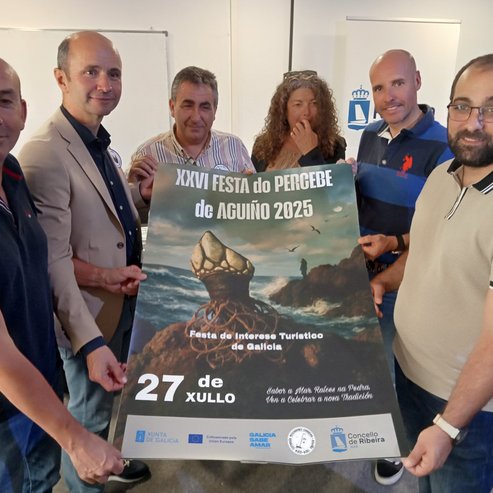 La XXVI Festa do Percebe de Aguiño será el 27 de julio y se pondrá a la venta una tonelada de producto