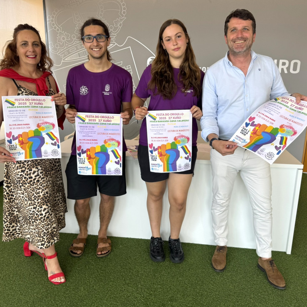 El Concello boirense celebra el Día del Orgullo con talleres, música y fiesta en el paseo de Barraña