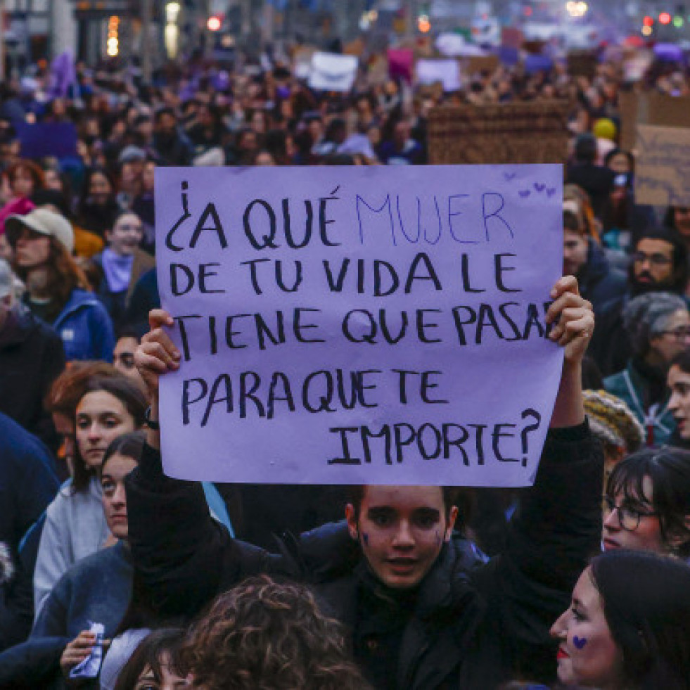 As denuncias por violencia de xénero crecen un 9,5% no primeiro trimestre do ano en Galicia