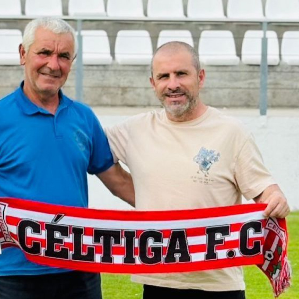 El Céltiga renueva a Luis Carro y ficha a Edu Charlín como director deportivo