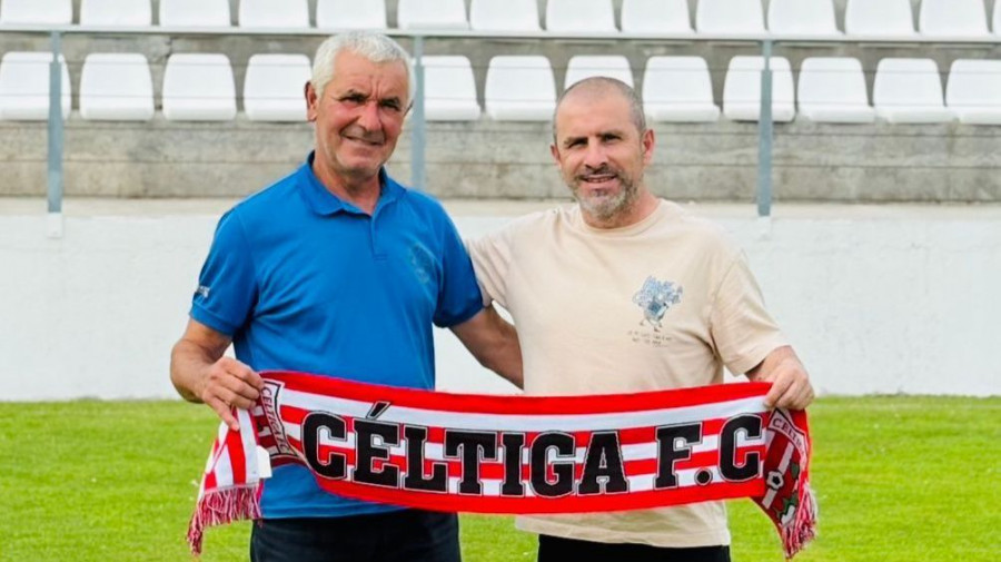 El Céltiga renueva a Luis Carro y ficha a Edu Charlín como director deportivo