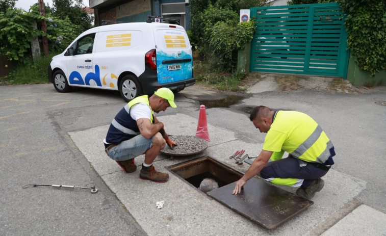 La red de agua de Vilagarcía comienza a recuperar la normalidad tras cinco averías a la vez