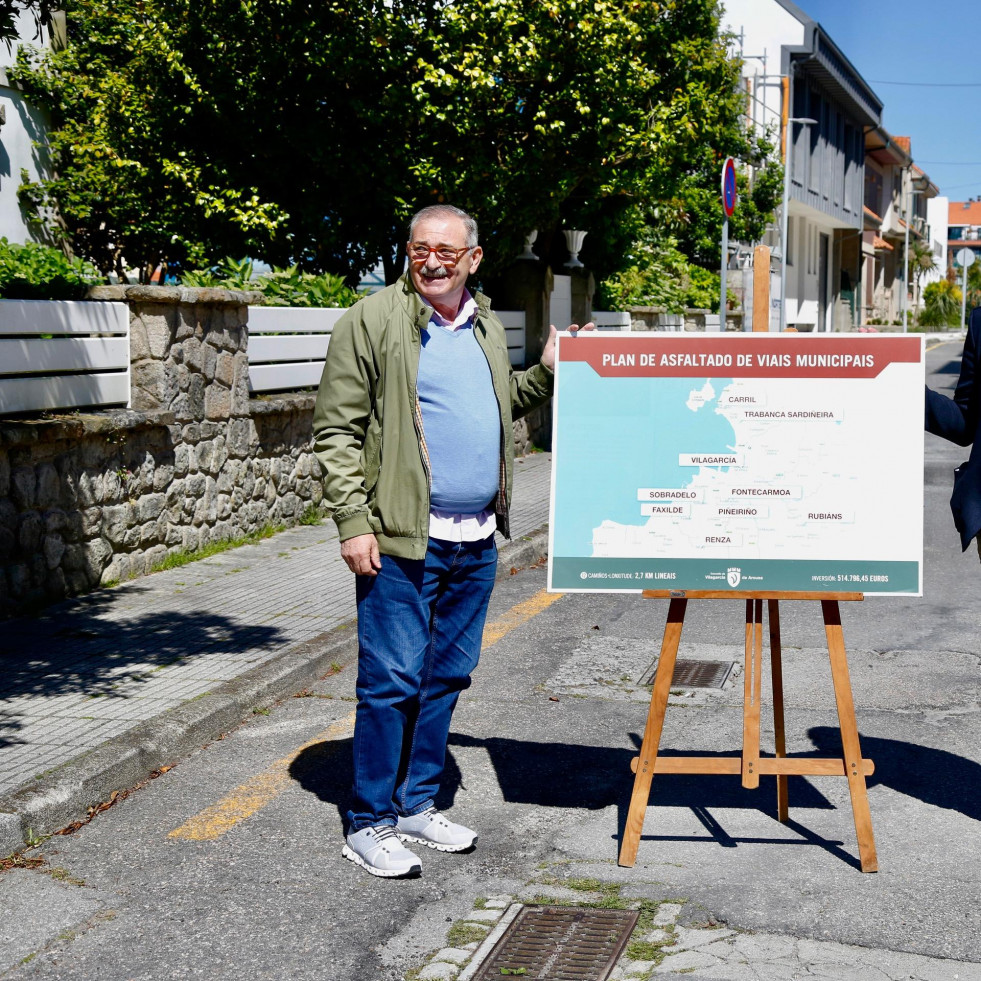 O primeiro lote do plan de asfaltados de Vilagarcía sae  a licitación por 60.000 euros