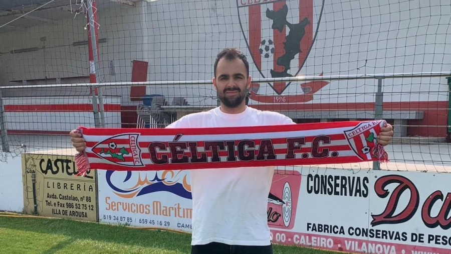 El eterno capitán del Céltiga, Javi Vidal, cuelga las botas