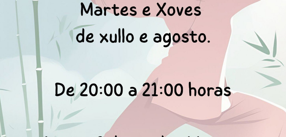O Grove apuesta por el bienestar ciudadano con sesiones de Taichi durante los meses del verano