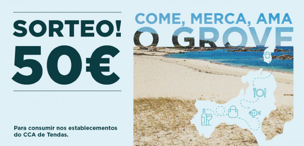 Emgrobes sortea un vale de 50 euros como parte de su campaña ‘Come, Merca, Ama O Grove’