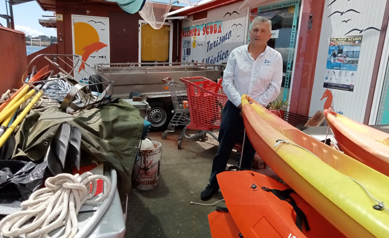 Palmira Scuba se ve obligada a cambiar de ubicación en el muelle de A Pobra tras recibir una sanción “inasumible”