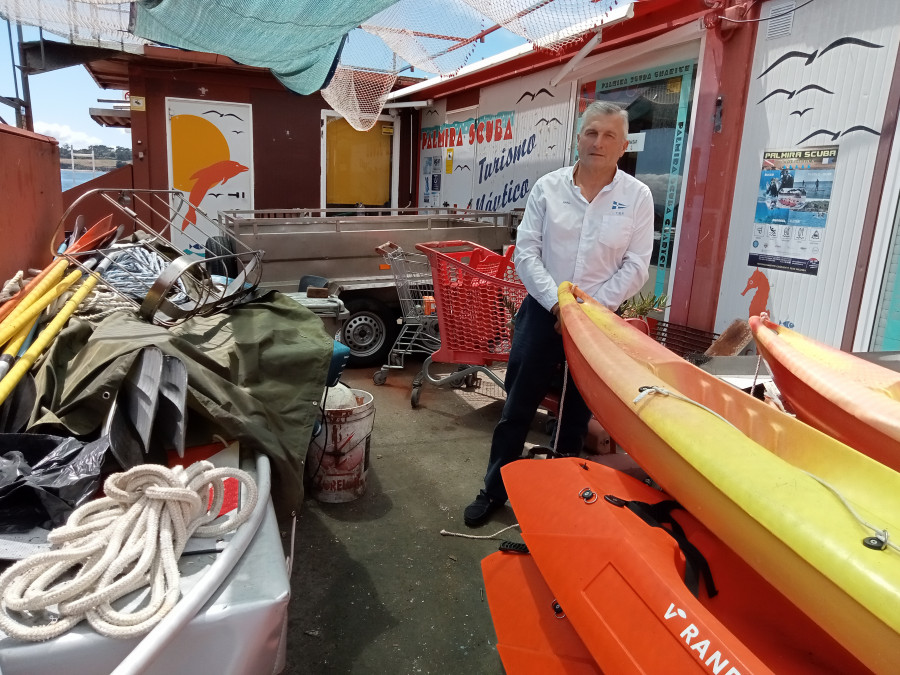 Palmira Scuba se ve obligada a cambiar de ubicación en el muelle de A Pobra tras recibir una sanción “inasumible”