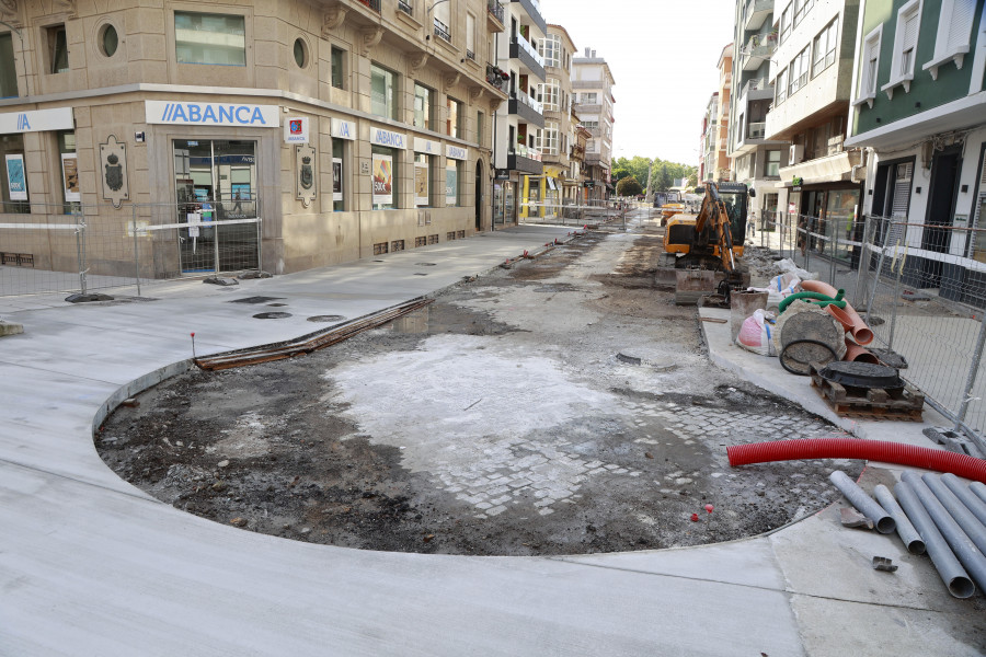 Primer hormigonado en la futura Clara Campoamor: Las obras de Conde Vallellano avanzan a buen ritmo