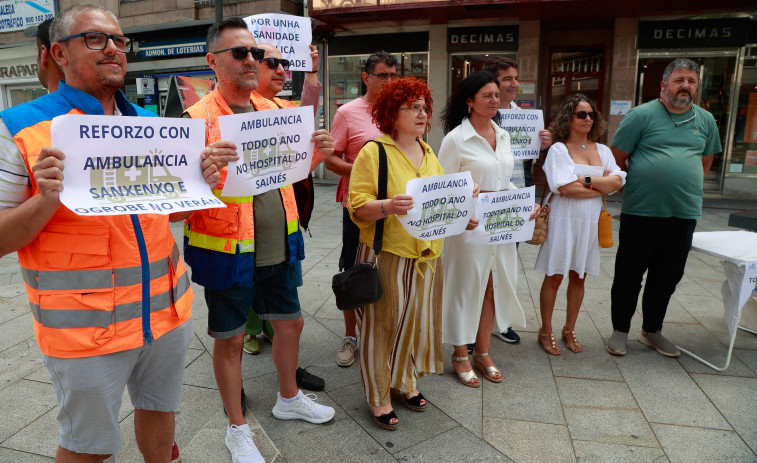 Montse Prado insta al conselleiro de Sanidade a rectificar y duplicar las ambulancias en O Salnés: 