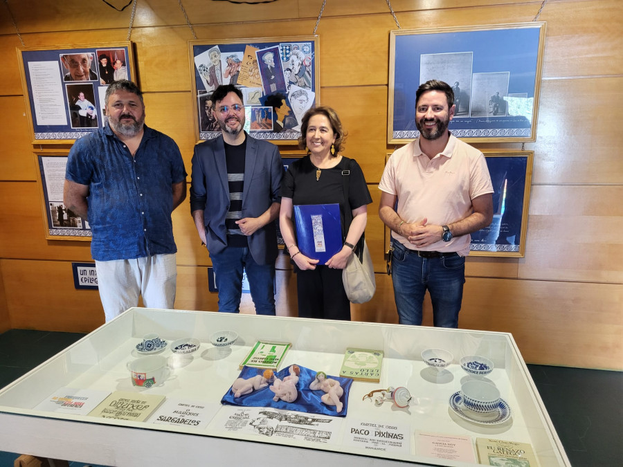 Amigos de Fefiñáns inaugura una exposición sobre la vida de Isaac Díaz Pardo en el Museo Cabanillas