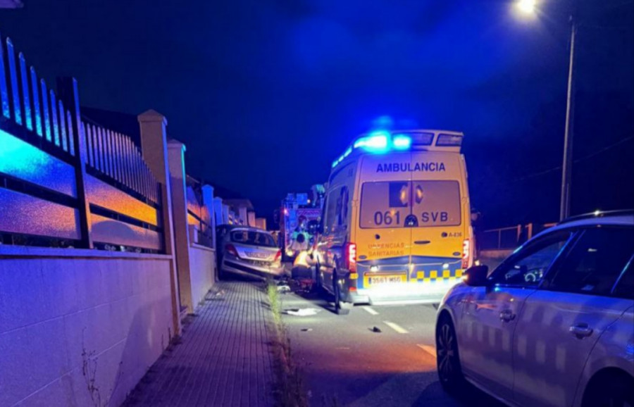 Fallece un motorista en un accidente de tráfico en Rianxo