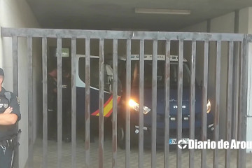 Paso a disposición judicial de los detenidos por la reyerta mortal de Ribeira