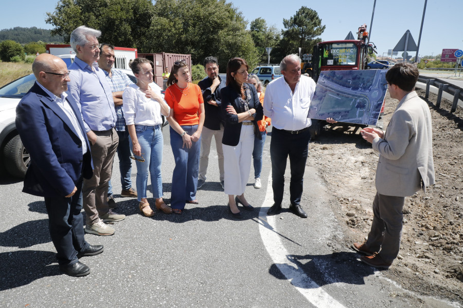 La Xunta inicia la construcción de un carril que une la VGA4.1 con la PO-308 en A Lanzada