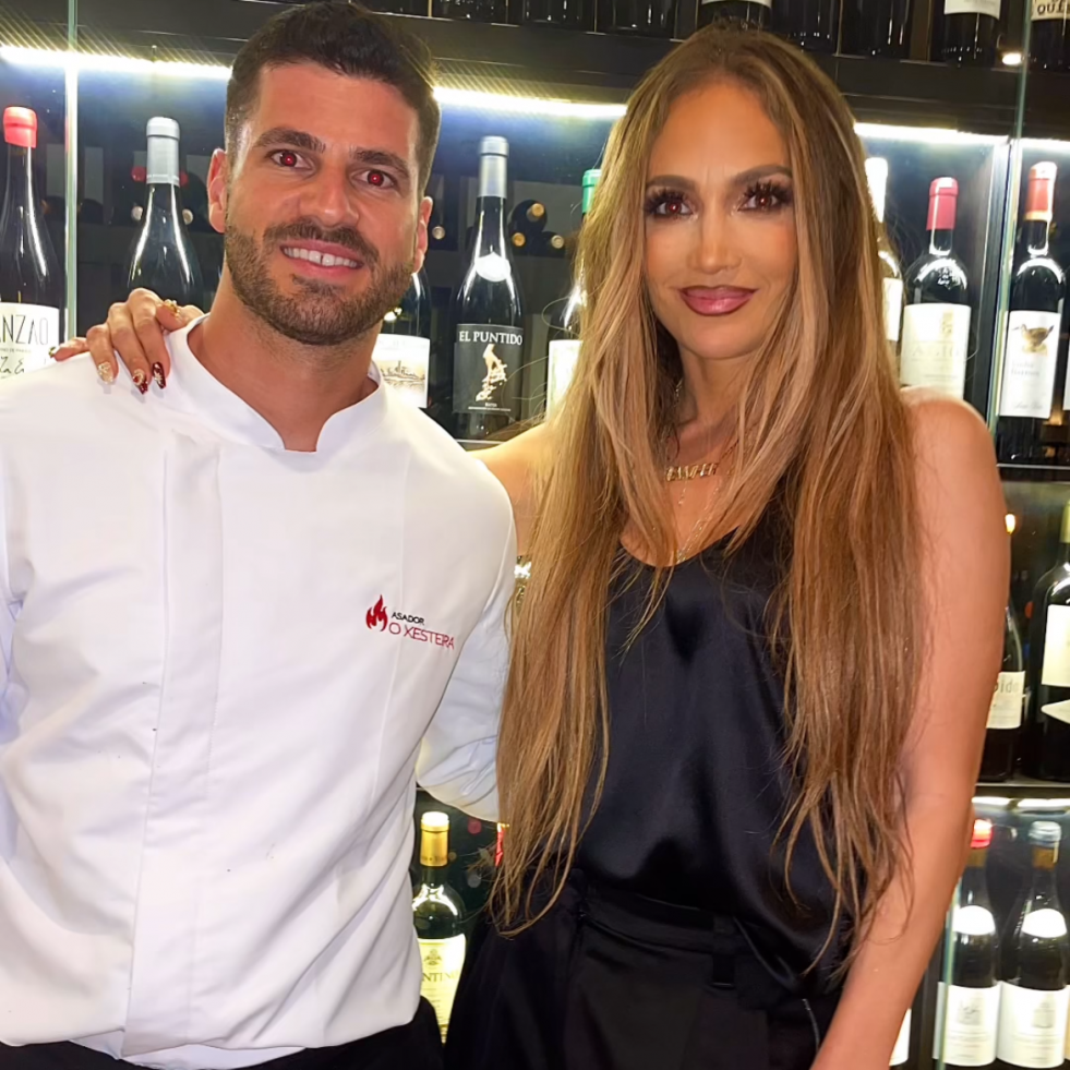 Jennifer López se deleita con las carnes del Asador O Xesteira de Sanxenxo tras su concierto en Pontevedra