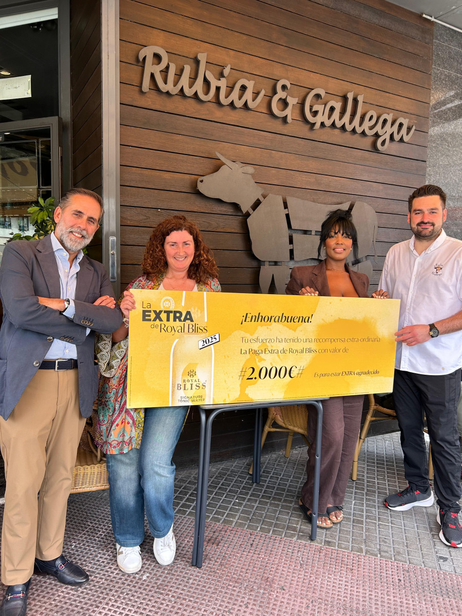 Royal Bliss deja en Matogrande uno de sus mayores premios dirigidos a los camareros de España