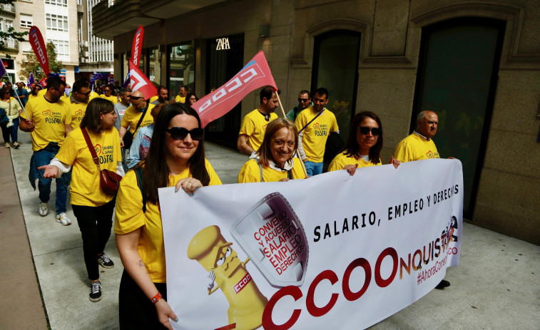 CCOO denuncia la falta de personal de Correos en las oficinas de Vilagarcía y Sanxenxo