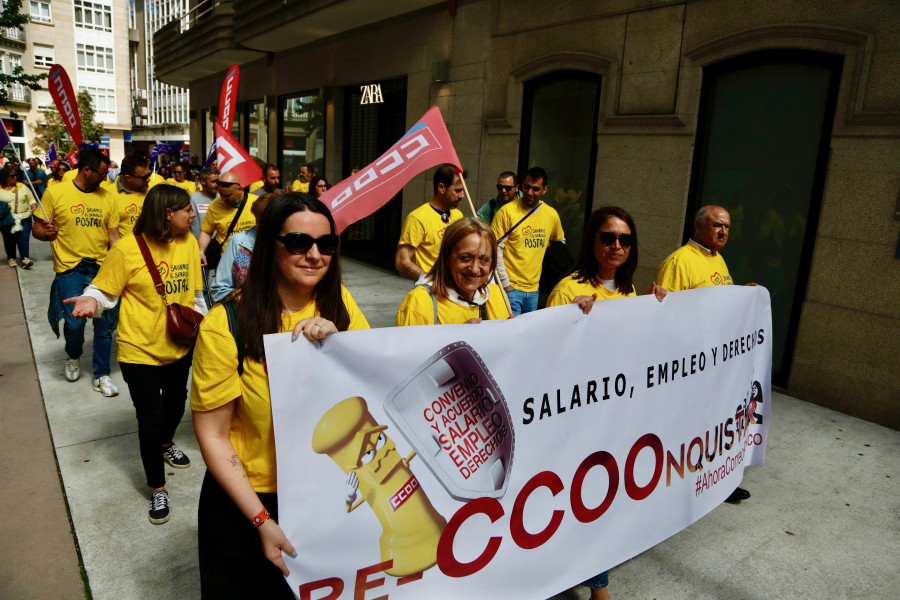 CCOO denuncia la falta de personal de Correos en las oficinas de Vilagarcía y Sanxenxo