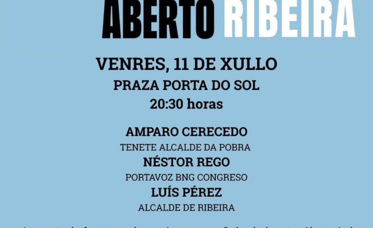 El BNG celebra mañana en Ribeira un acto público por el Día de Galicia