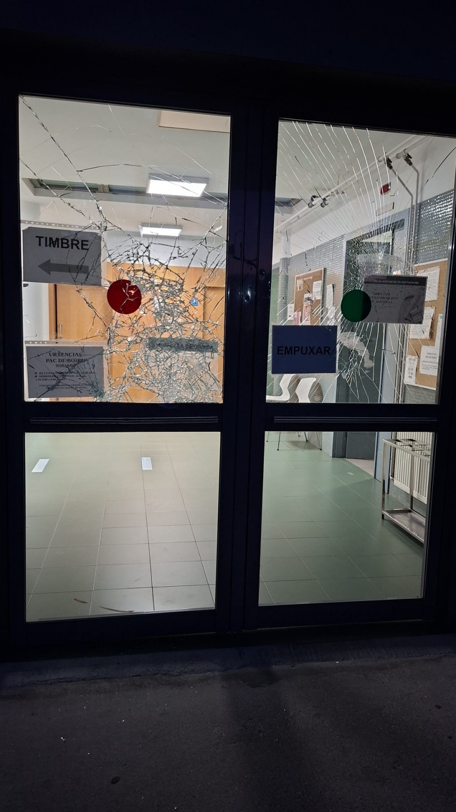 El CSIF pide medidas de seguridad al Sergas tras el ataque al PAC de Boiro